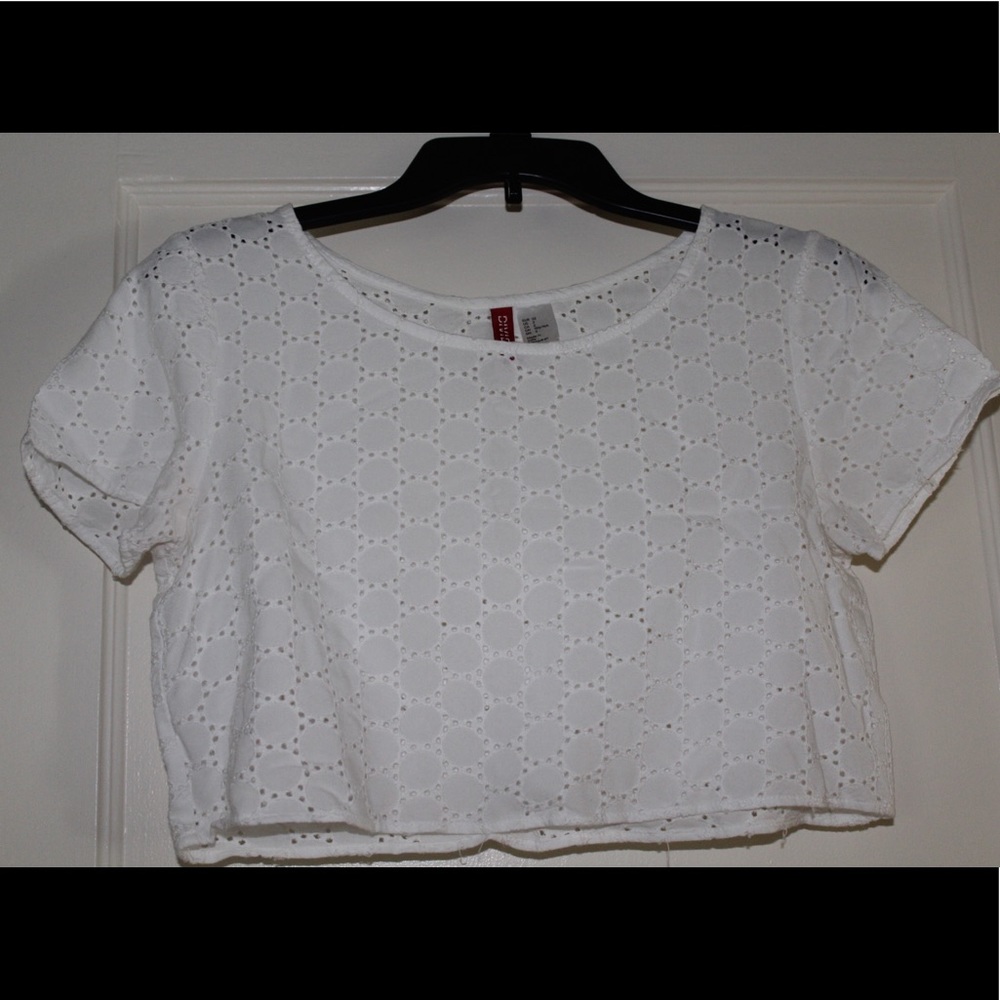 White Crop Top